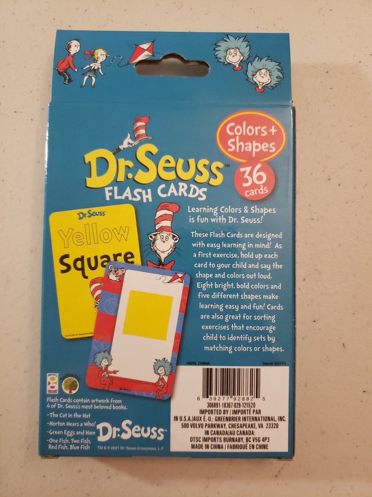 NIB Dr. Seuss Flash Card Lot NUMBERS ABC’s & WORDS COLORS & SHAPES