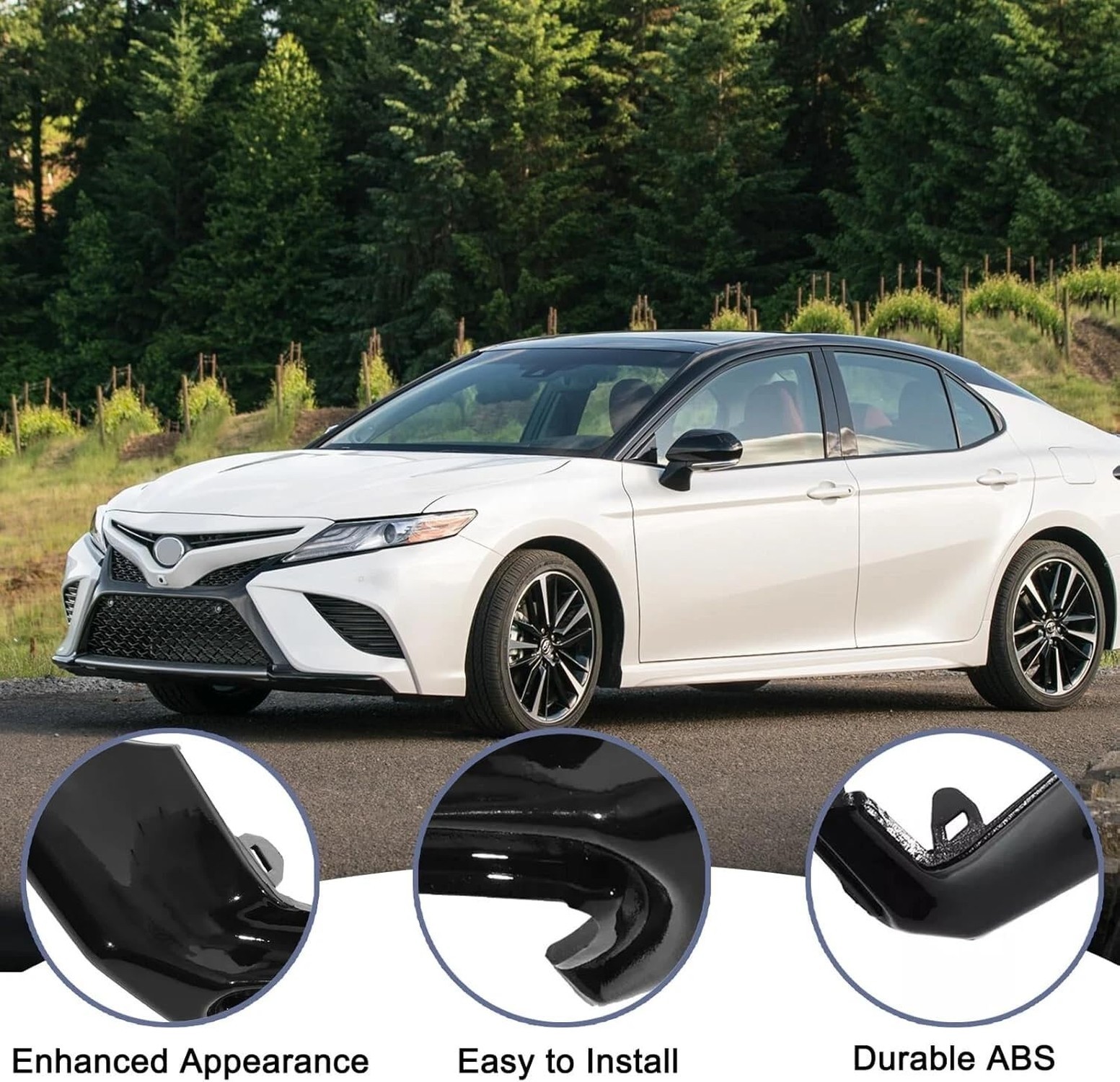 Front Bumper Lower Grille Trim Molding Fit For Toyota Camry SE XSE 2018 2019 …