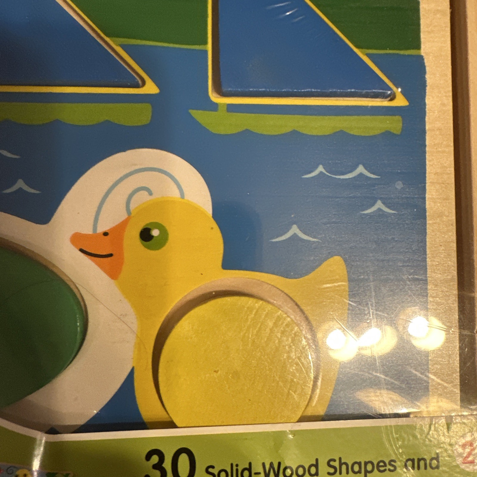 NEW MELISSA & DOUG BEGINNER PATTERN BLOCKS AND BOARDS NIP SEALED!