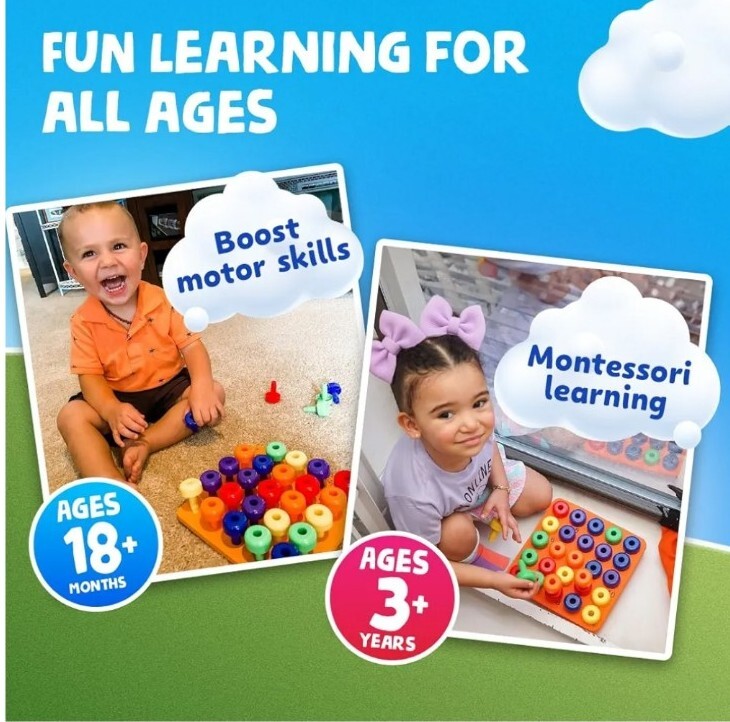 Skoolzy Peg Board Set *24 Months*