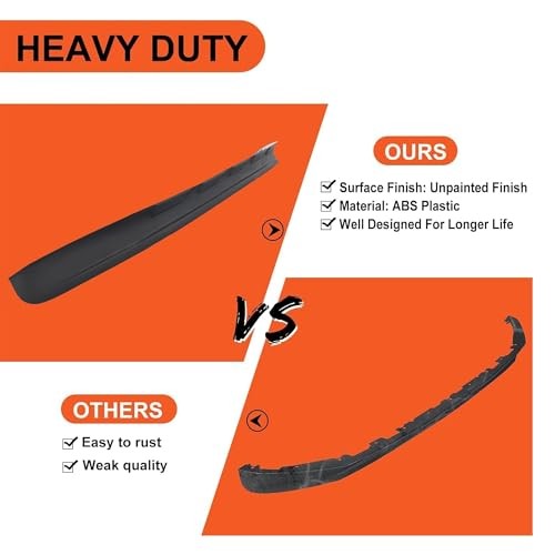 Front Lower Bumper Valance Deflector Compatible with 2011-2016 Ford F250 F350
