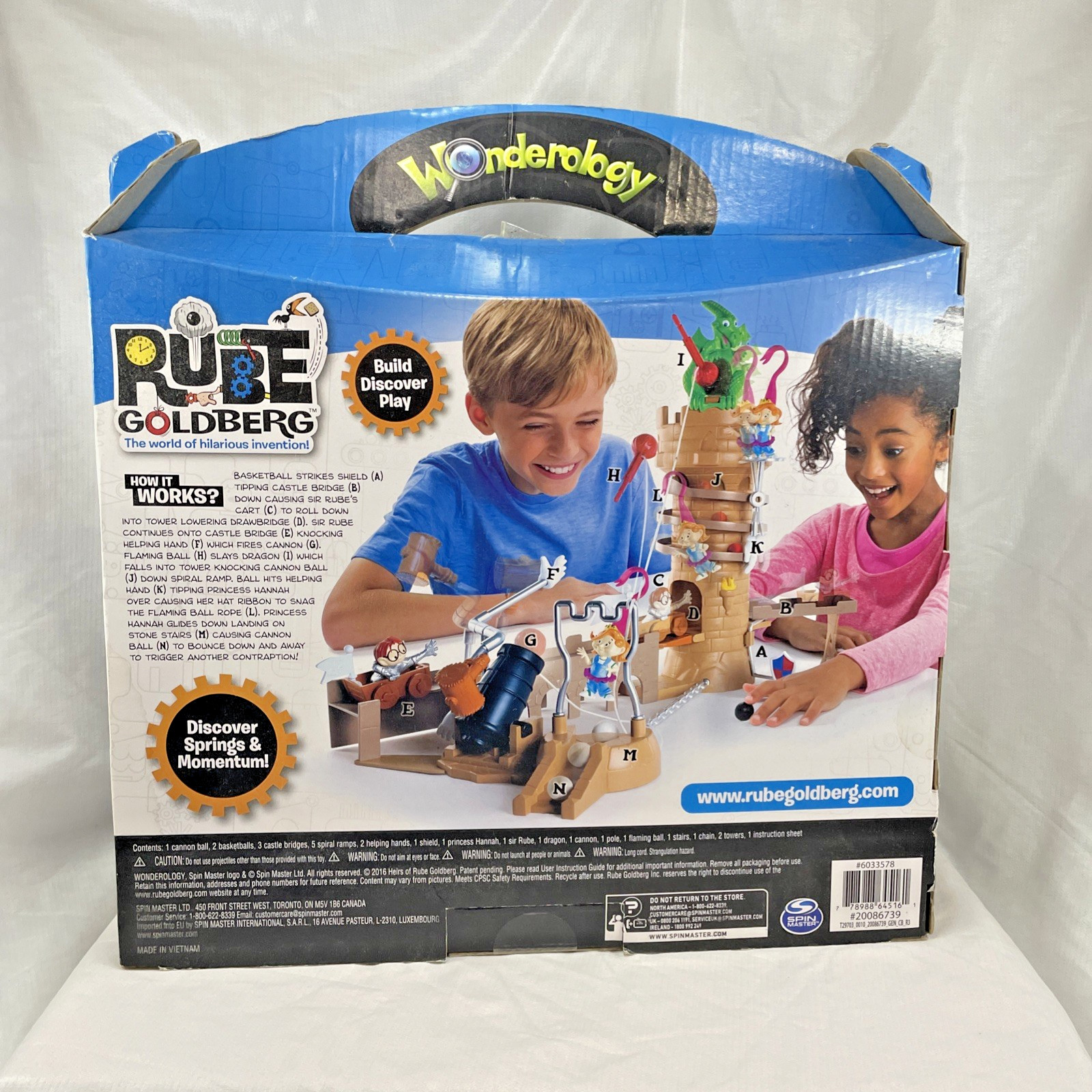Wonderology Rube Goldberg The Castle Escape Challenge S.T.E.M. COMPLETE