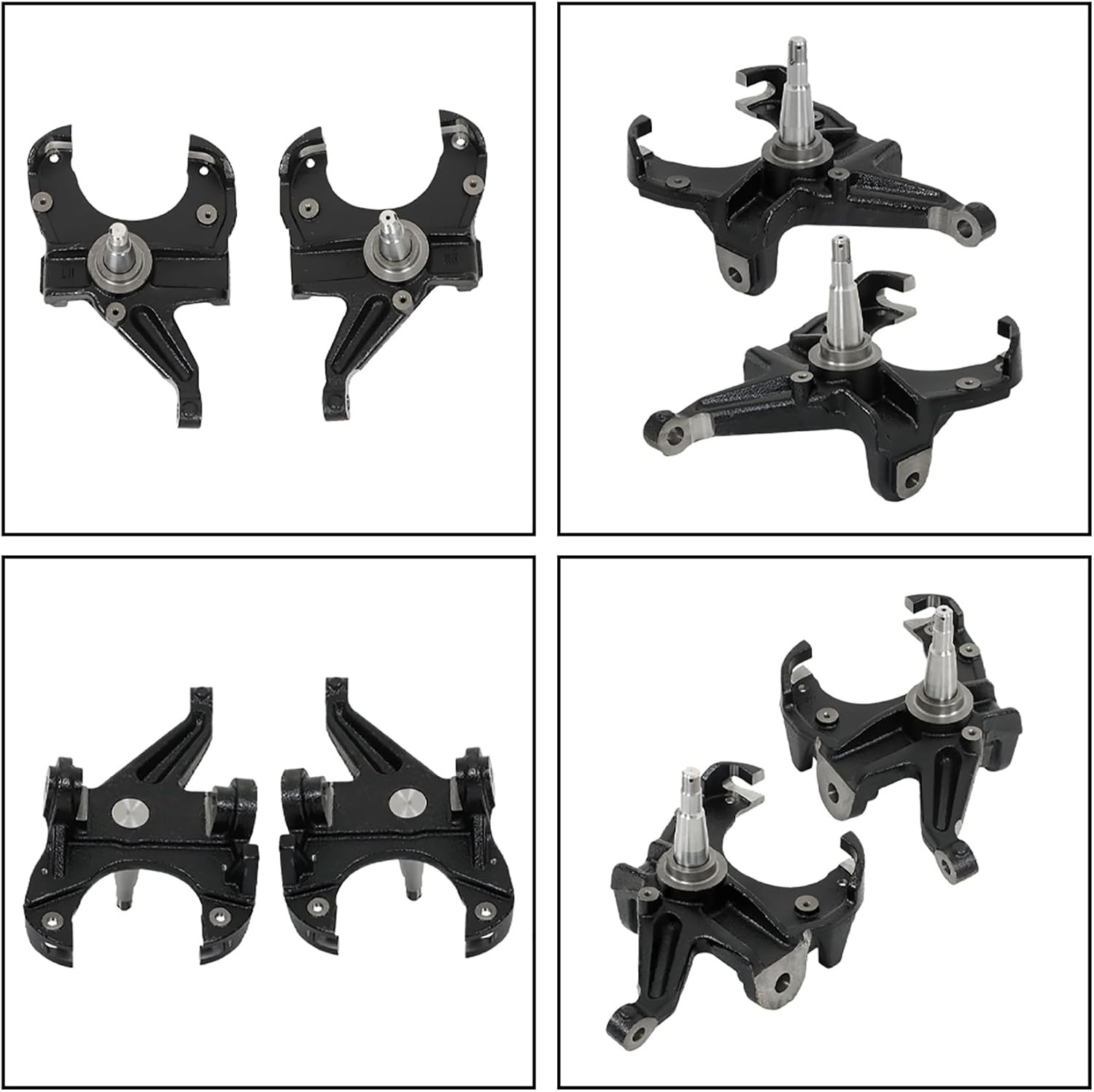1 Pair 3 Inch Drop Lowering Spindles 1.25 Inch 2WD Replacement for Chevrolet C-1