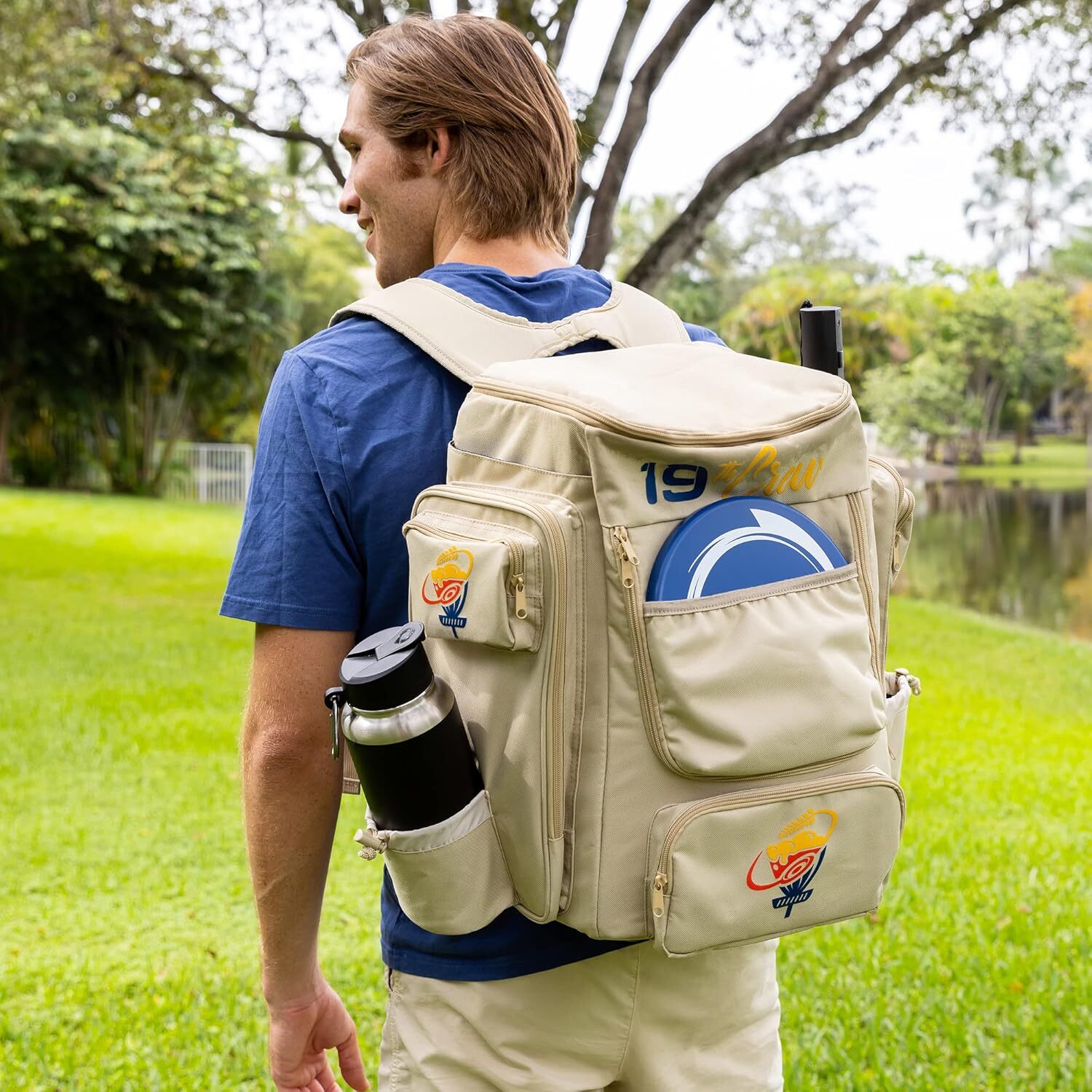 Disc Golf Backpack with Cooler – Small Disc Golf Equipment Bag