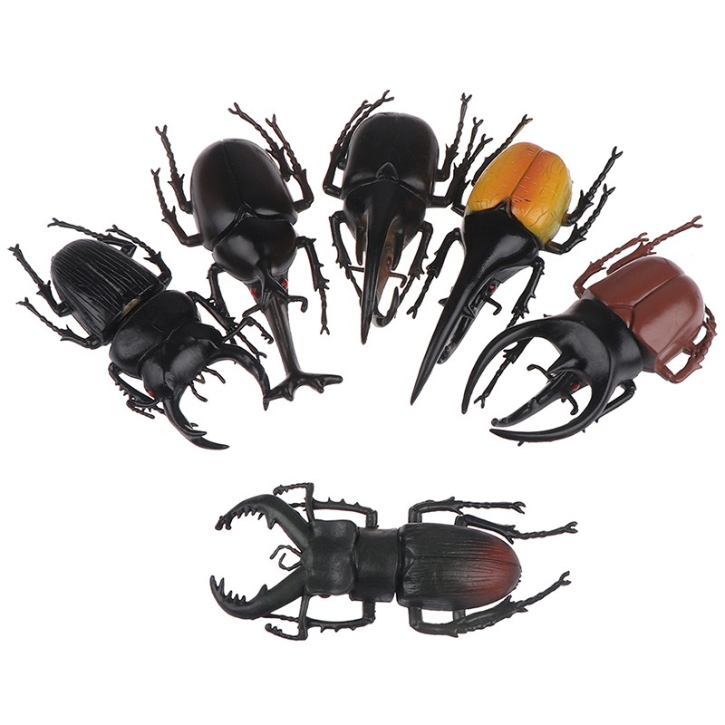 Simulation beetle Toys Special Lifelike Model insect Toy teaching aids joke QH