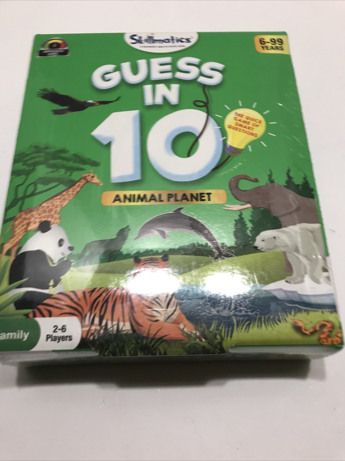 Guess in 10 Animal Planet Card Game Skillmatics Ages 6+ -BRAND NEW