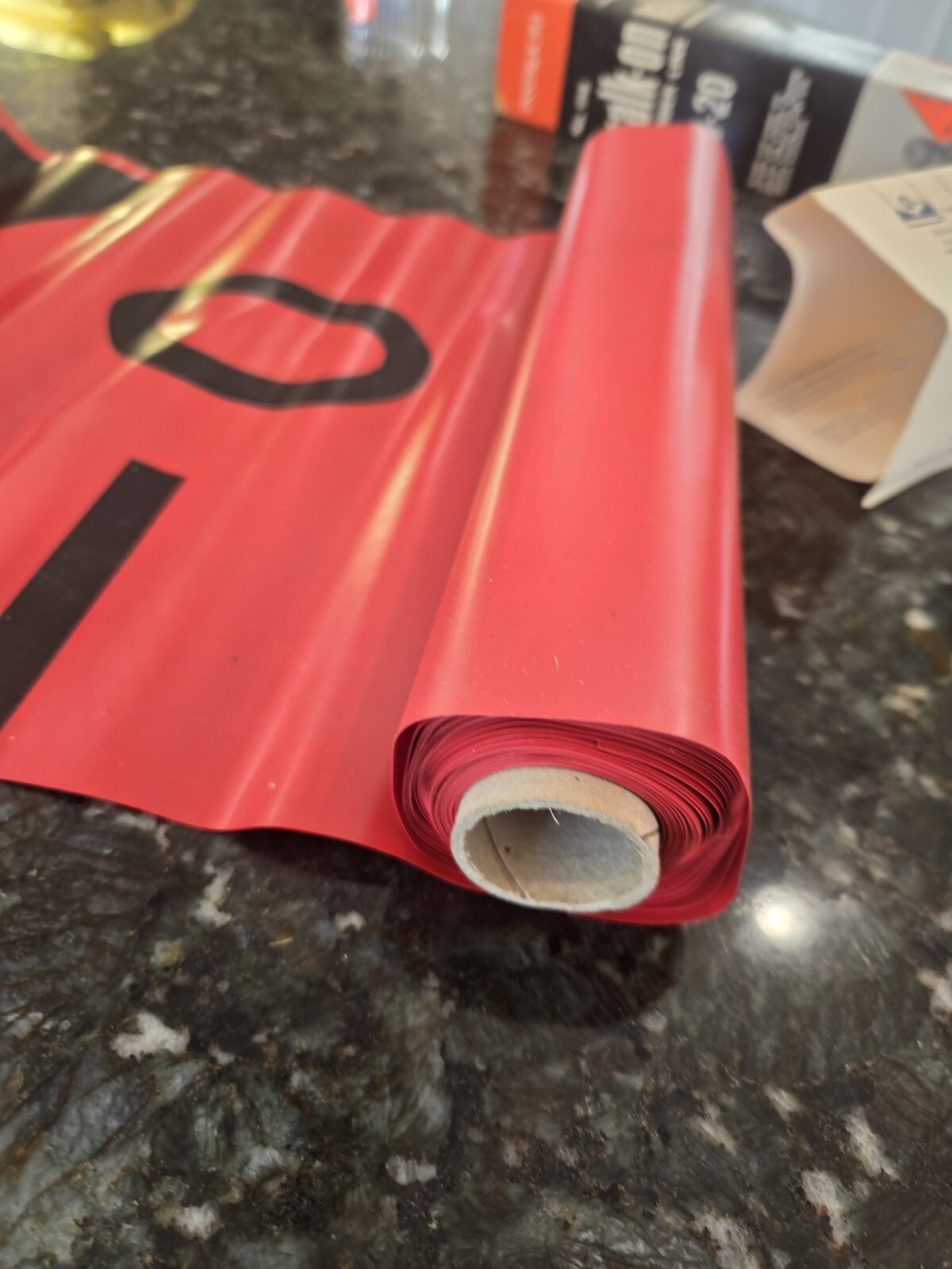 Vintage Judy Walk Red Vinyl Number Line 20 FT Original Box No 118 WInstructions
