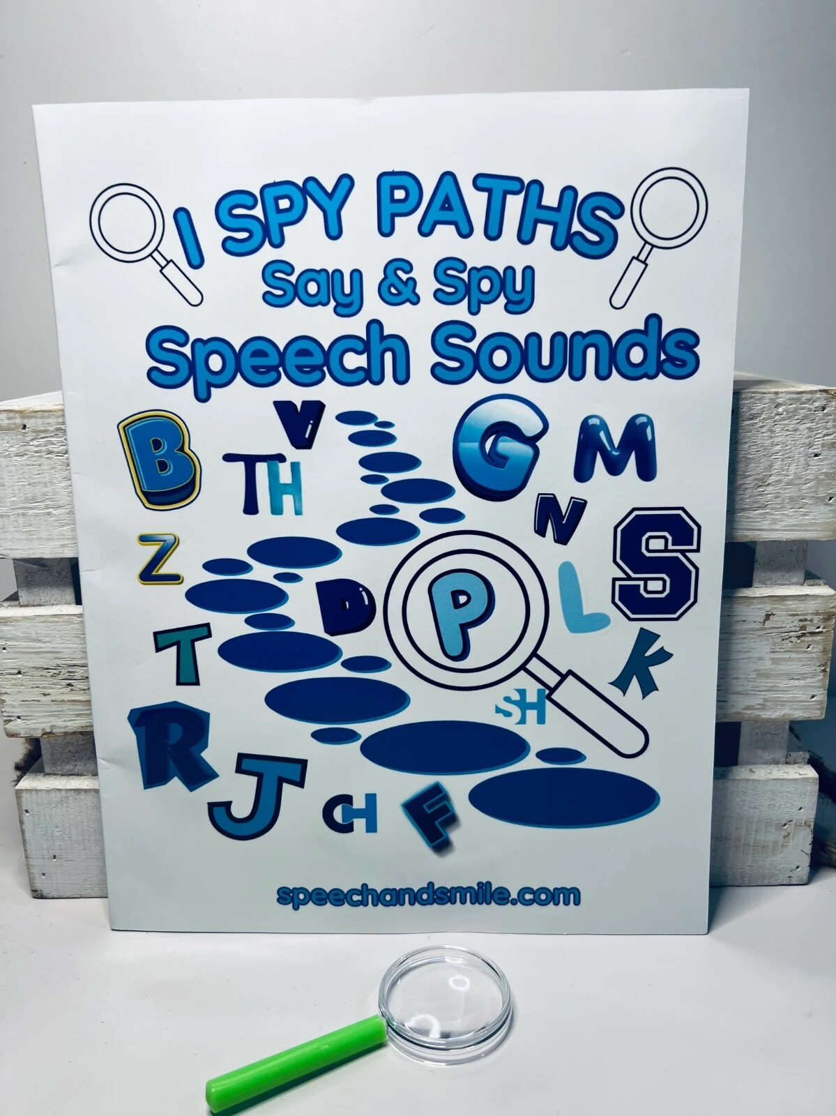 Speech Therapy Activity Book I Spy Paths Speech Sounds Say and Spy