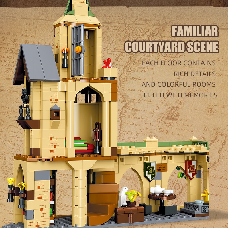 Hogwarts Courtyard Building Set / Movie Toy