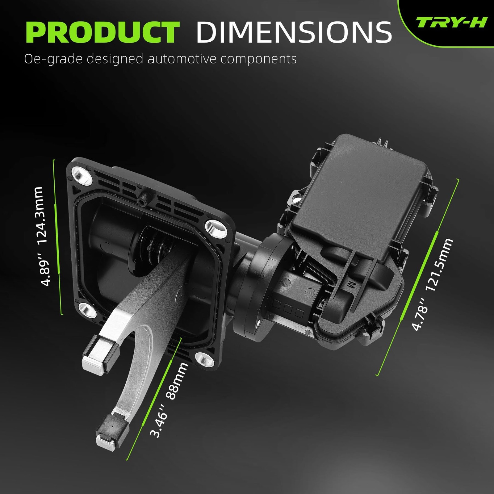68216944AA 4-Pin Front Axle Actuator For 2013-2018 Dodge Ram 2500 3500 4WD Re…