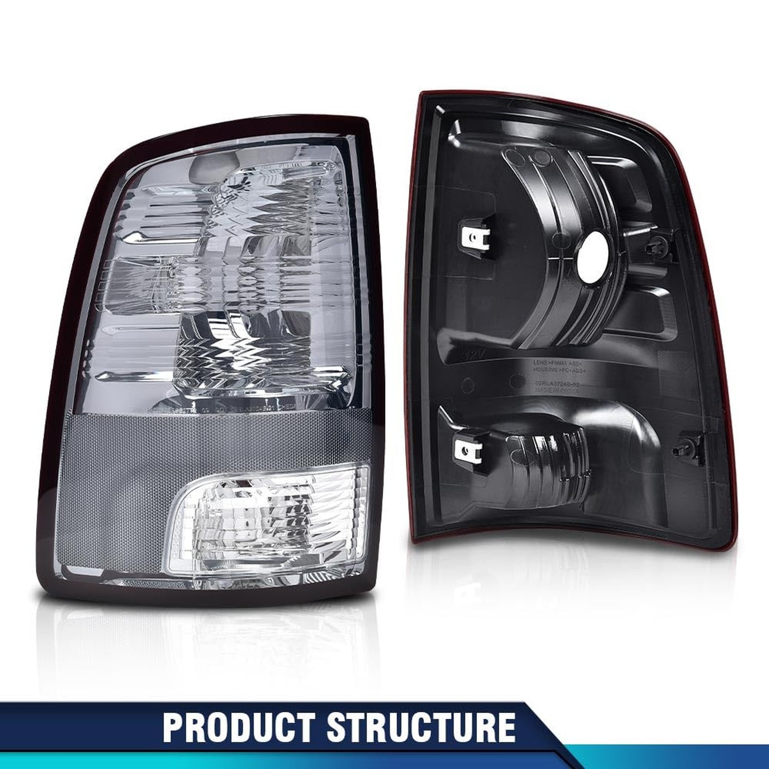 PIT66 Smoke Tail Lights Fit 2009-2018 Ram 1500/Fit 2010-2018 Ram 2500 3500 | …