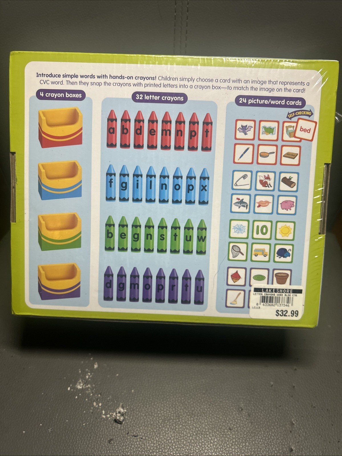 Letter Crayons Word Building Center For Ages, Three And Up By Lakeshore Learning