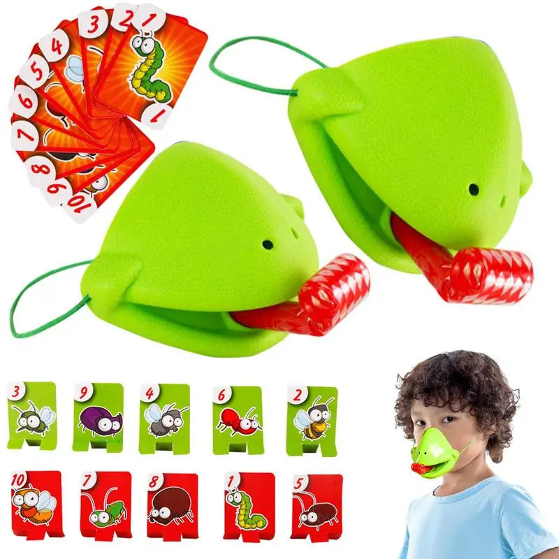 Catch Bug Tic Tac Tongue Desktop Board Game Lizard Tongue Eating Pest Game Gifts