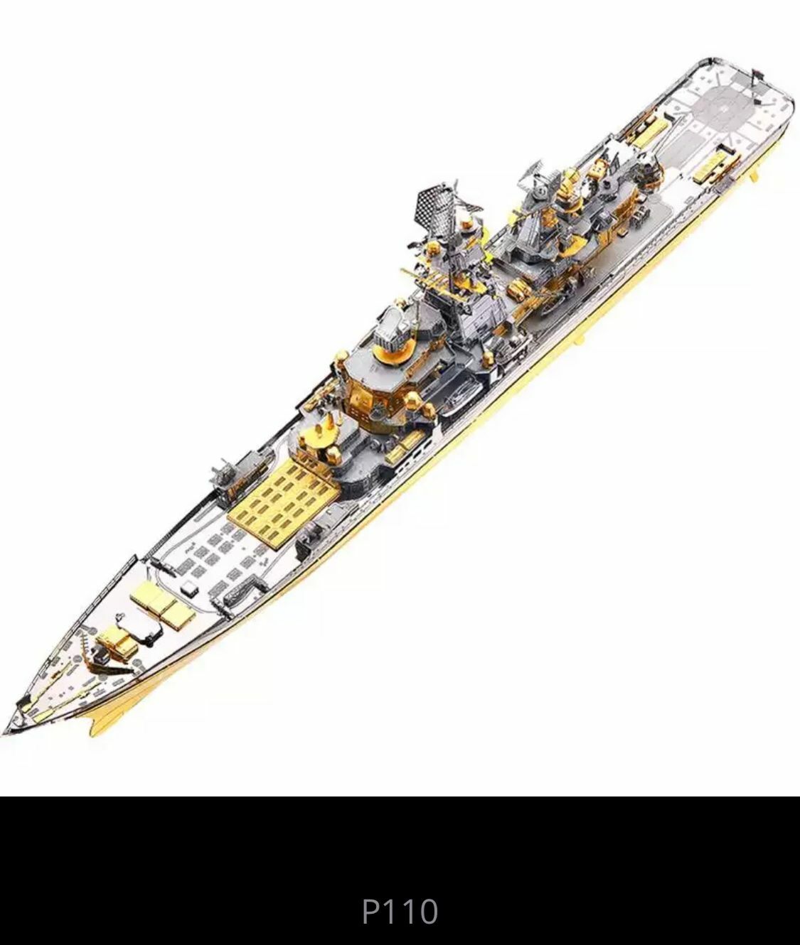 Russian battlecruiser Pyotr Velikiy / Navy battleship DIY 3D Metal Puzzle