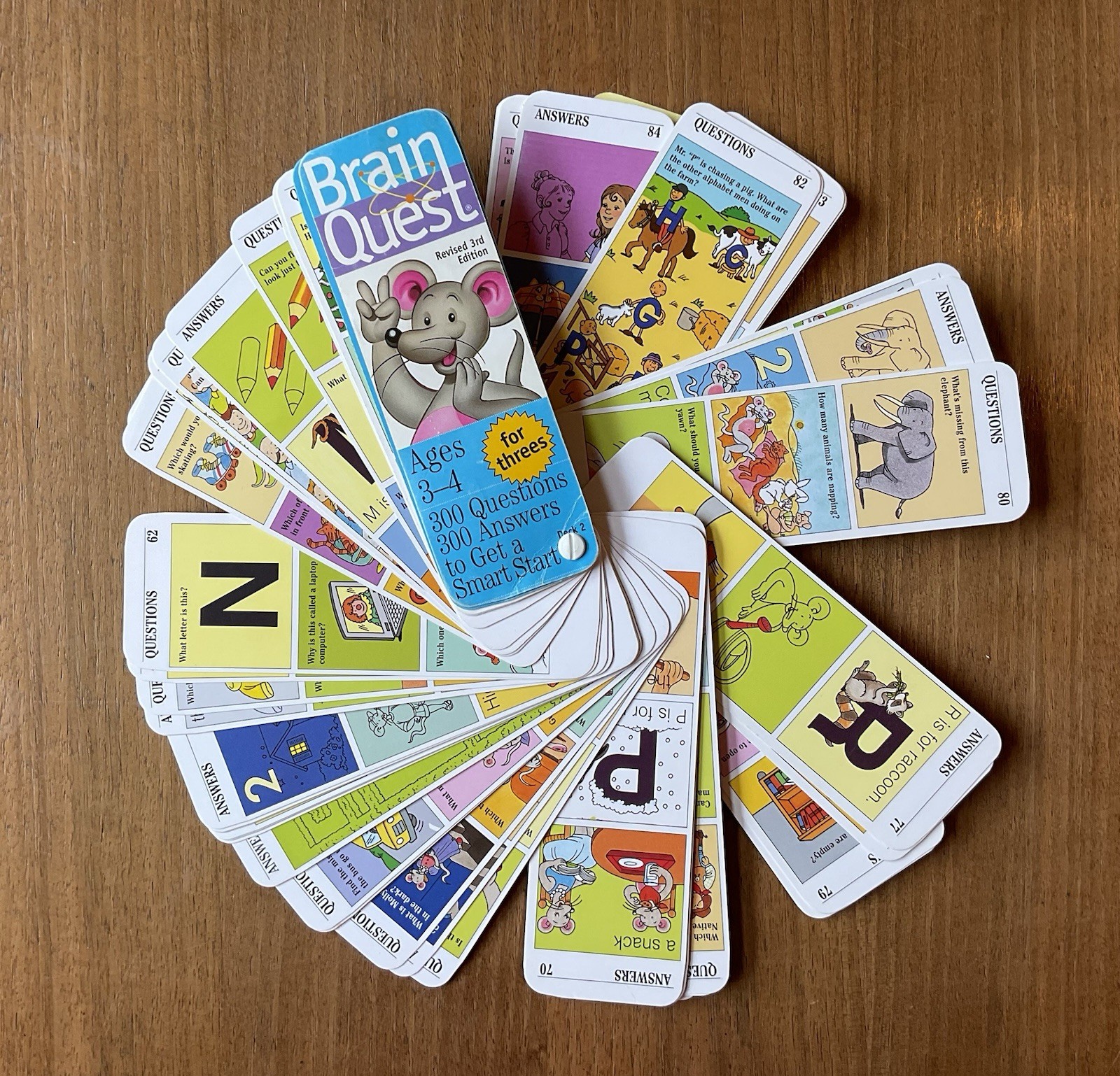 Lot of 7 Preschool Learning Card Games Dr Seuss Brain Quest Day Care Nursery