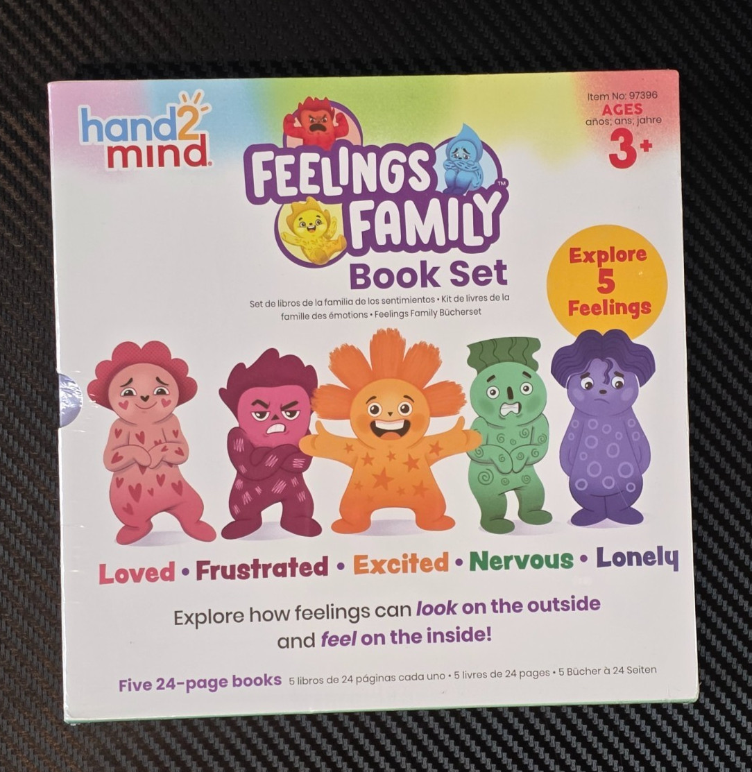 Hand 2 Mind Feeling Family Book Set Explore 5 Feelings #97396