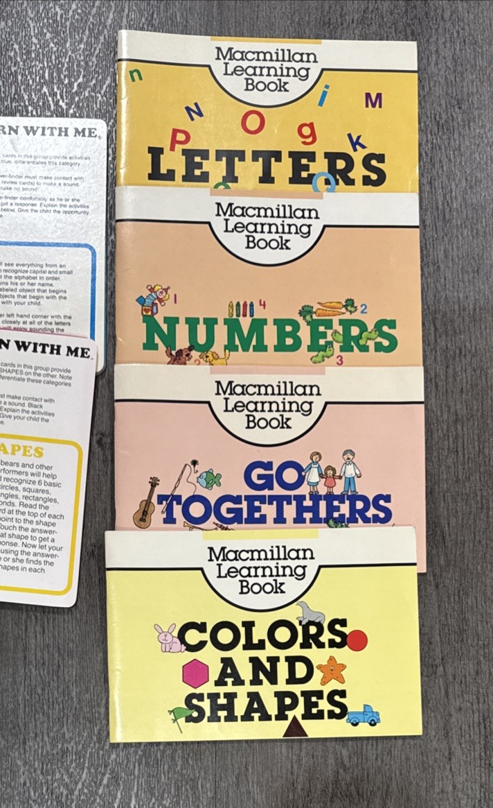 The Scribblers Learn With Me 1980s Books Cards Learning Drawing Toy
