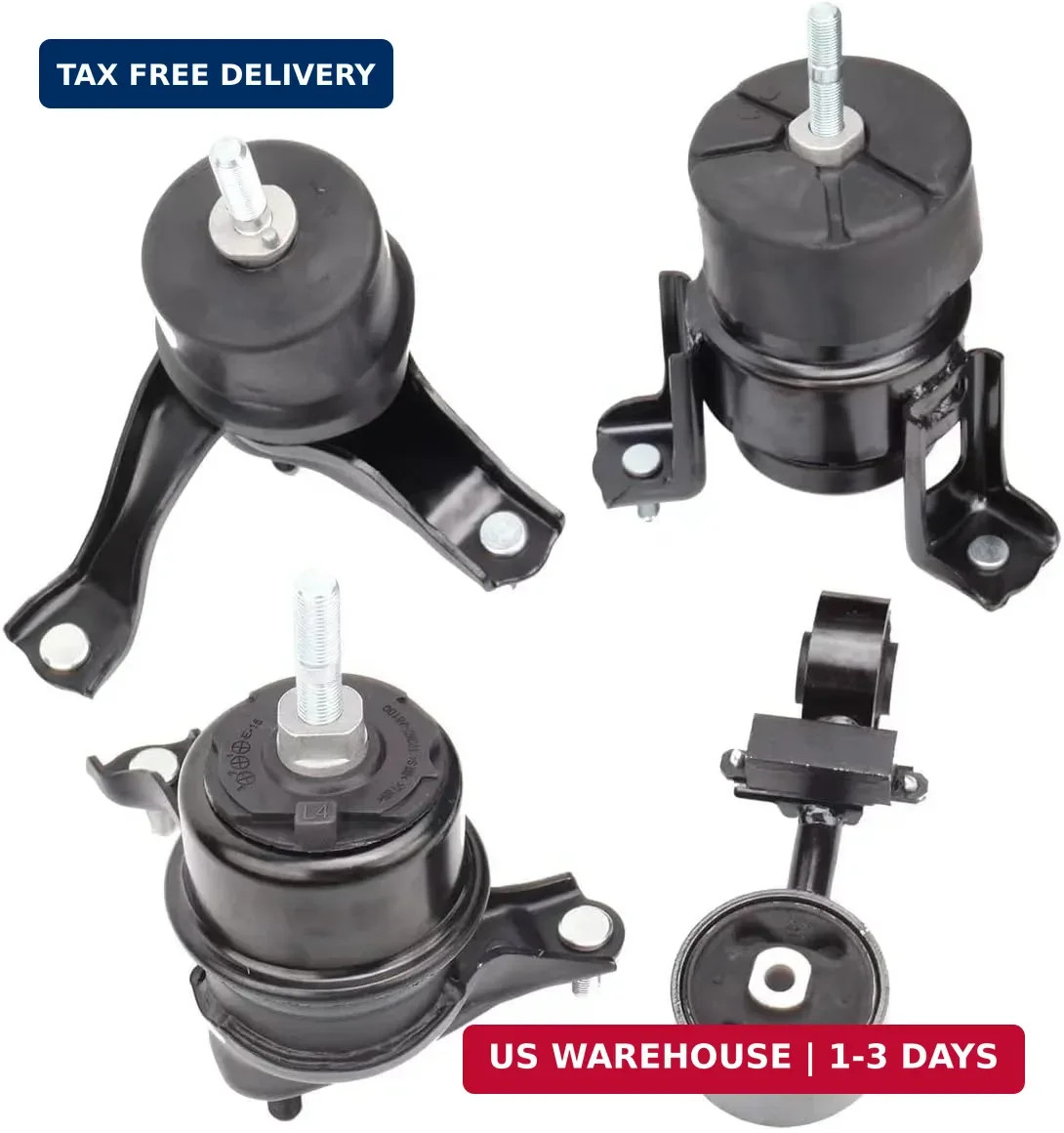 Engine Motor and Trans Mounts Compatible with 2002-2006 Camry (2.4L) and 2004-20