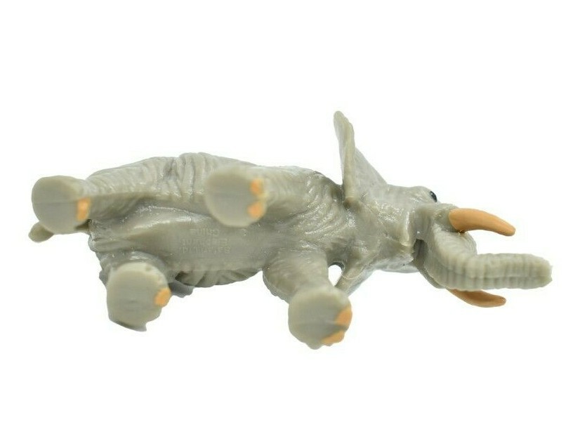 Elephant, African, Plastic Toy Animal, Kids Gift, Realistic Figure 2.5″ F3542