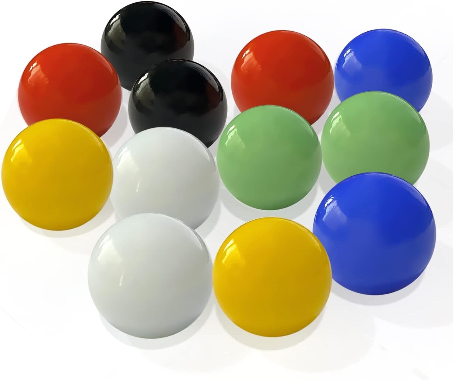 Glass Marbles, 1/2″, Assorted Colors, Bag of 200