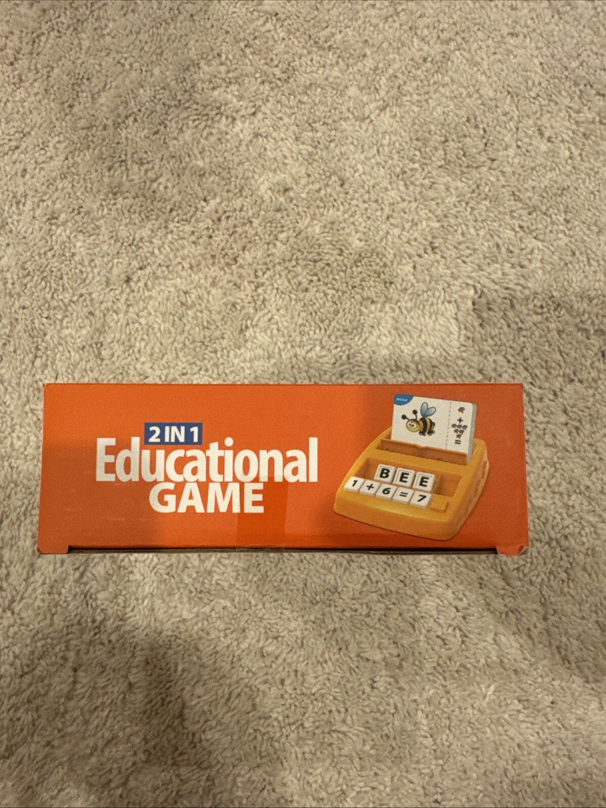 2 in 1 Educational game spelling math new in box. ages 3+ 1 to 4 players-NEW!!!