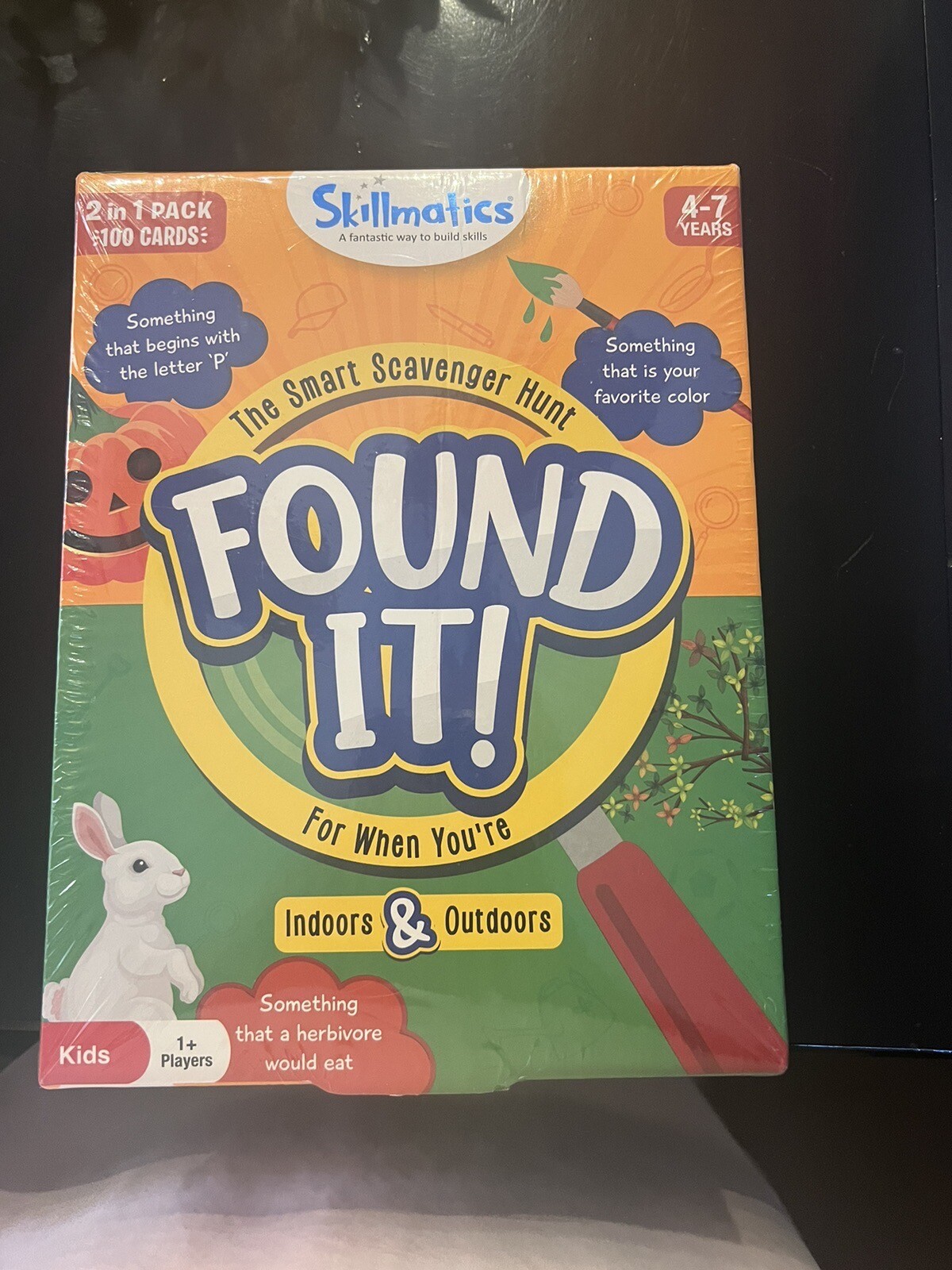 Skillmatics Card Game : Found It! Indoor & Outdoor Combo Pack New Sealed Pkg!