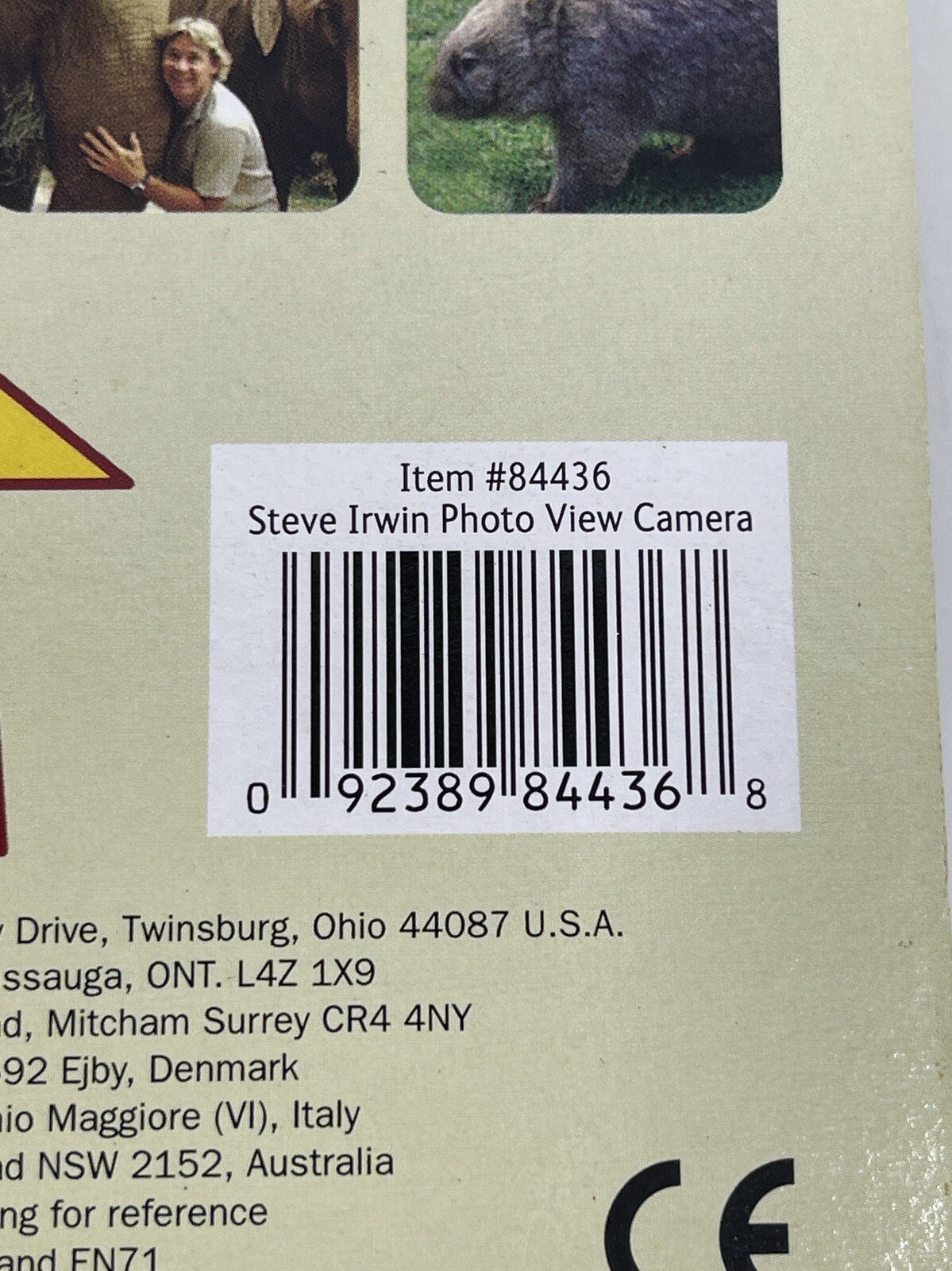 Australia Zoo Steve Irwin Crocodile Hunter Photo View Camera Vtg Toy New NIP