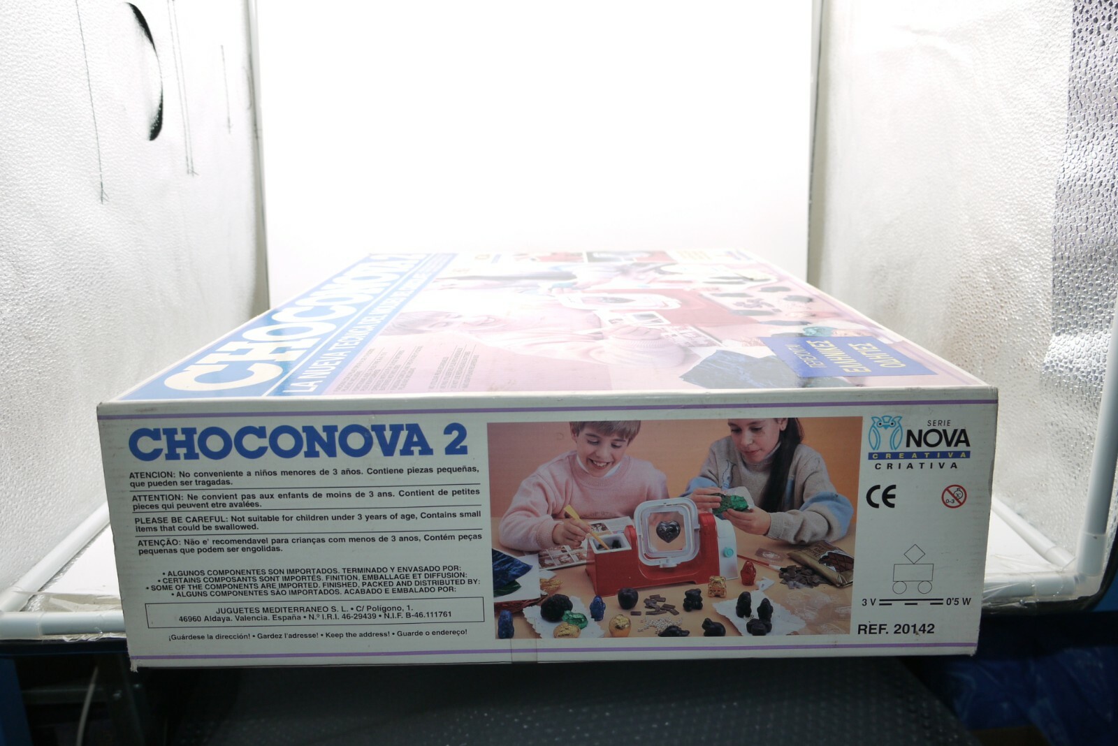 VINTAGE 90’S MEDITERRANEO NOVA HASBRO CHOCONOVA 2 CHOCOLATE FACTORY EDUCATIONAL