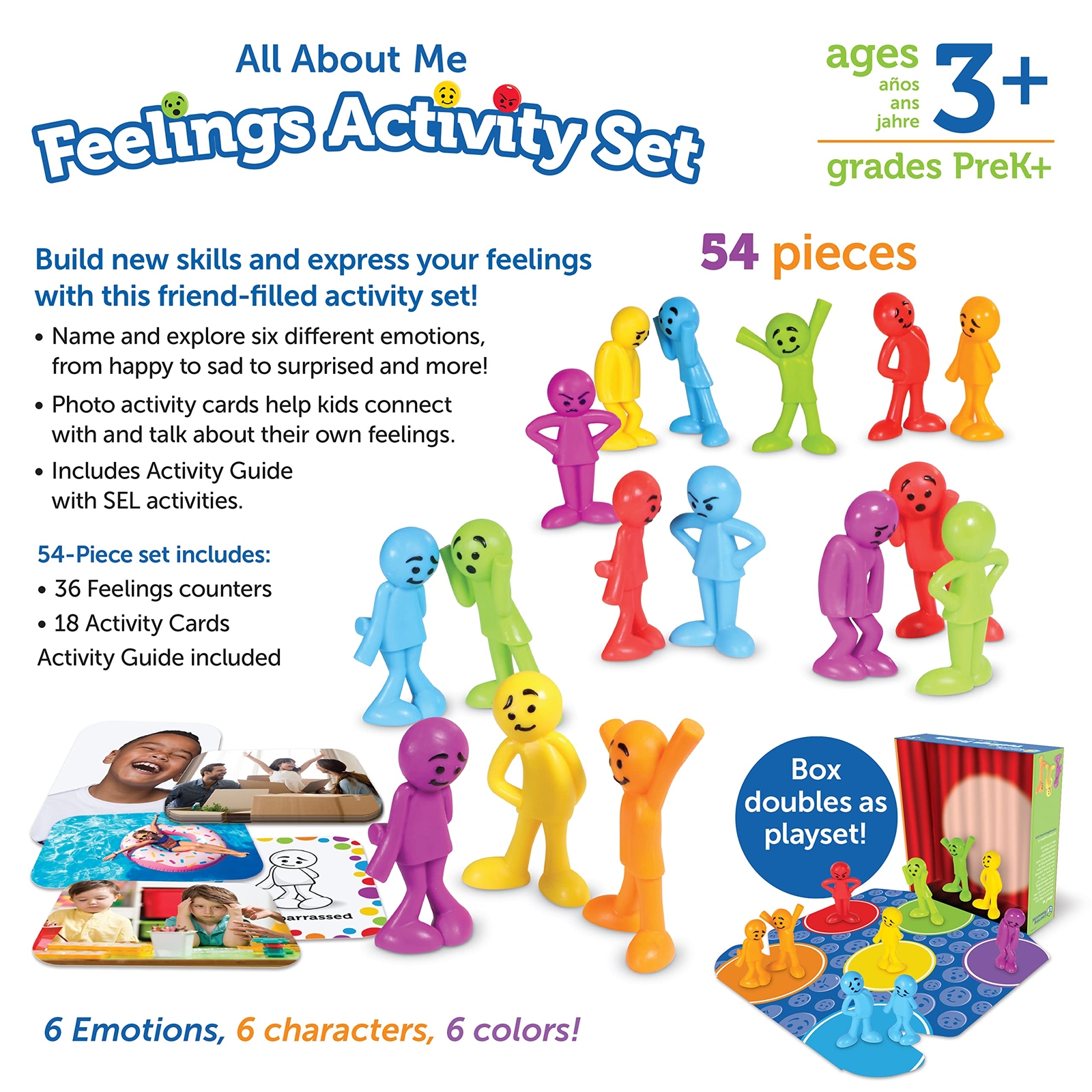 All About Me Feelings Activity Set for Kids SEL Emotions Learning Game