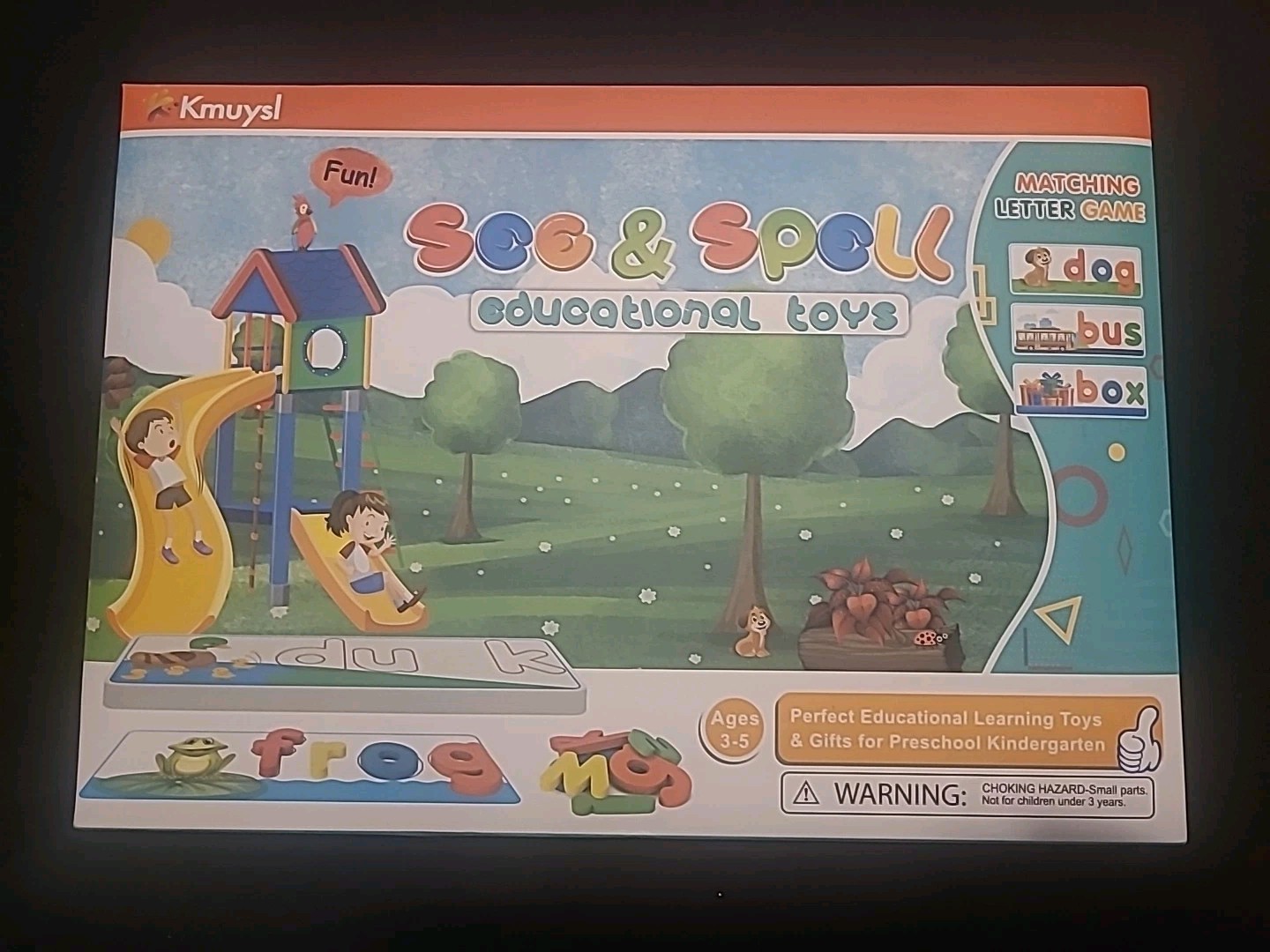 Learning Toys for 3-5 Years Old Boys and Girls – Matching Letter Game