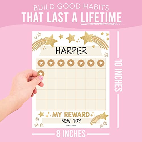 Sticker Chart for Kids Behavior at Home & Classroom – 25 Reward Chart for Kids