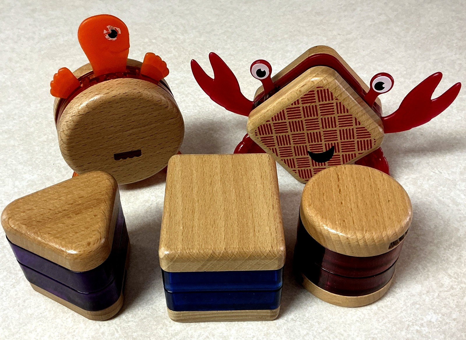 Fisher-Price Wooden Toys Sensory Blox Surprise Inside Shapes Set