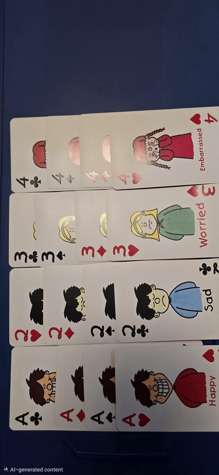 Speechmark Feelings Playing Cards Emotions Deck Kids Therapy Teaching Multicolor