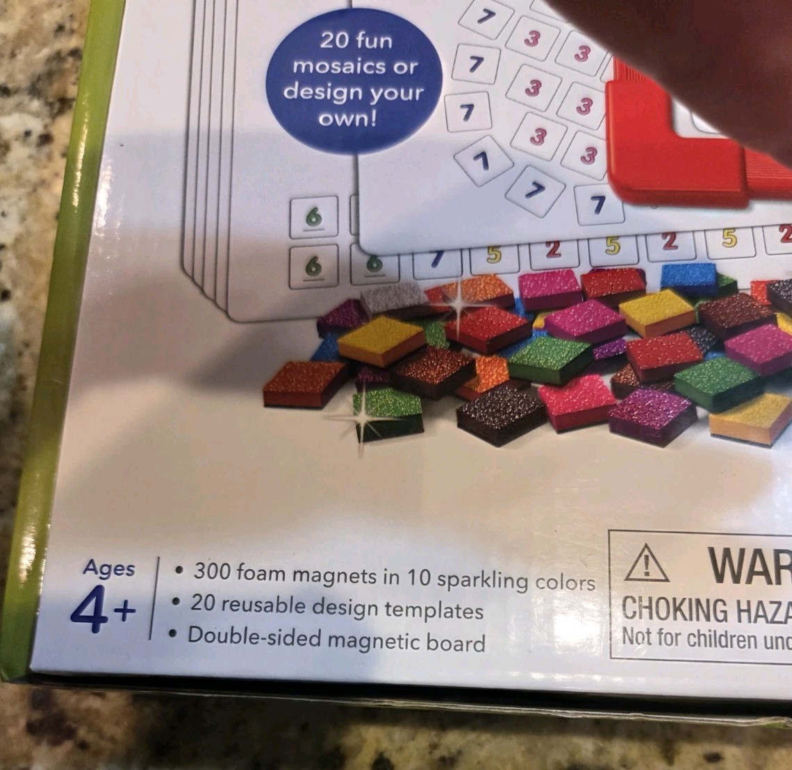 Lakeshore Mosaic Creations Magnetic Designer Homeschool Age 4+ Colors Numbers