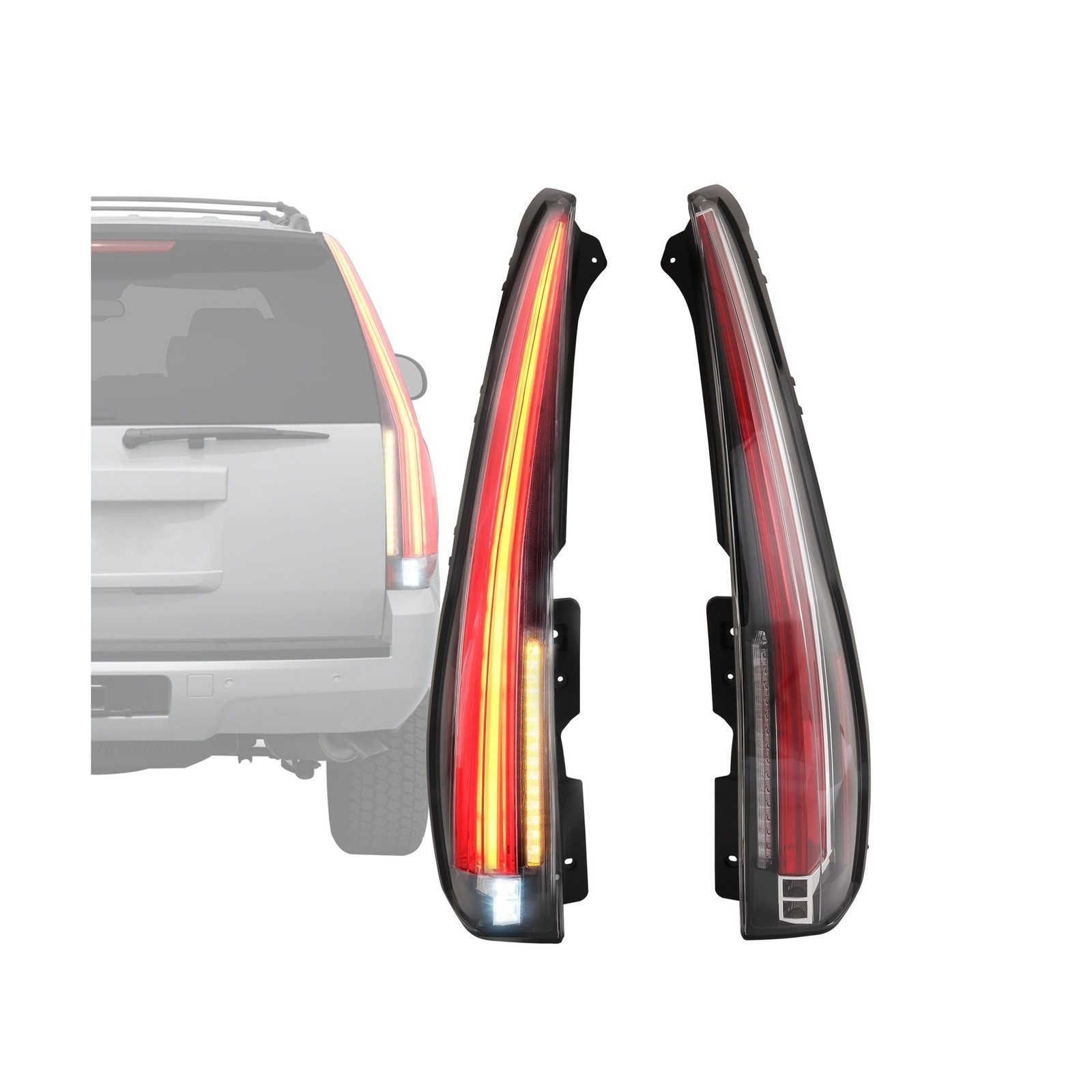 JDMSPEED New LED Tail Light Replacement For Chevy Tahoe Suburban, Replacement…