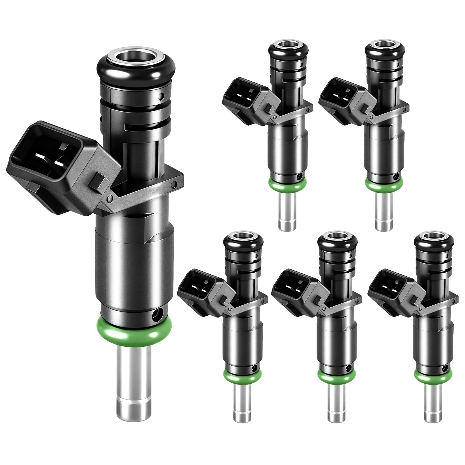 6Pcs Fuel Injectors 7531634 FJ748 Injector 6Holes Compatible with BMW 328i 33…