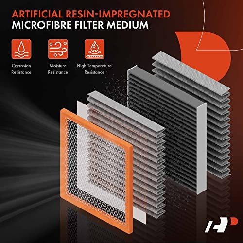 Engine Air Filter Compatible with Ford F-250 F-350 F-450 F-550 Super Duty