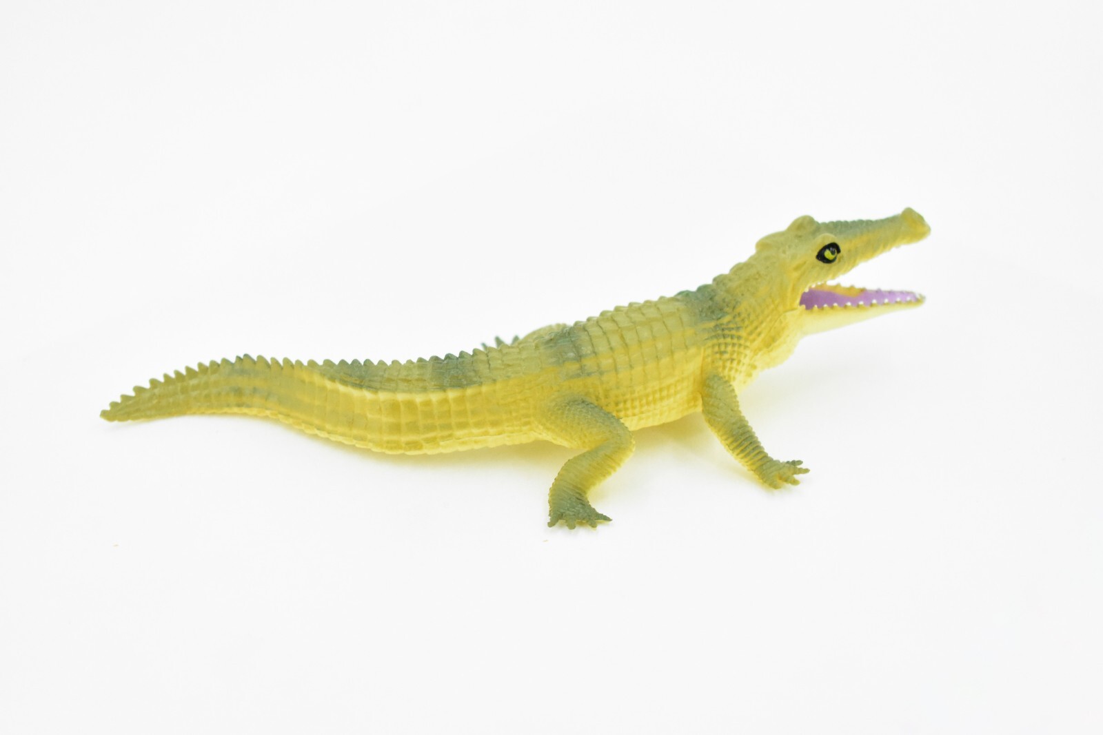 Crocodile, Alligator, Plastic Toy Reptile, Realistic Figure, Model, 7″ F8124