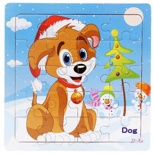 Children’s poultry animal wooden puzzle
