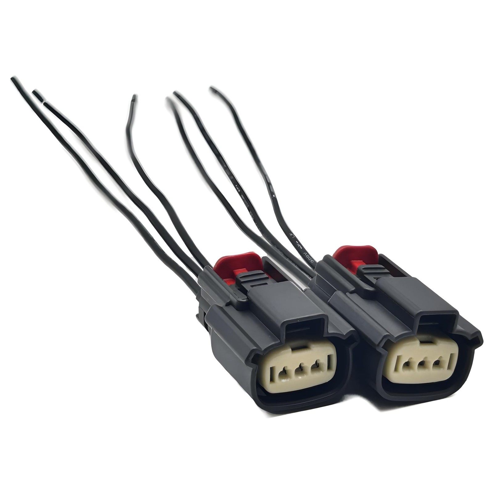 Ignition Coil Connector Pigtail Harness 3-Pin 2PCS, OE 9U2Z-14S411-EA WPT931,…