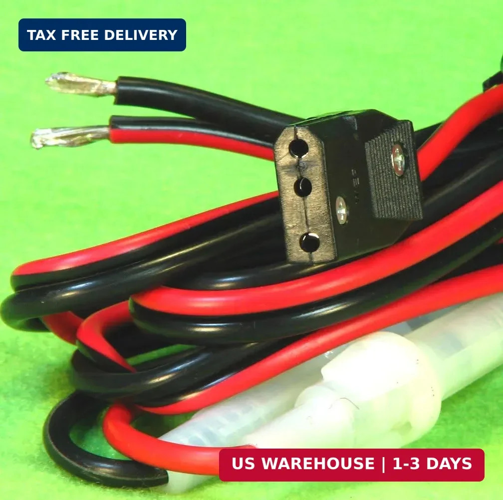 3 pin POWER CORD Extra HEAVY Duty 12 Ga for CB / Ham radios – Workman CB3AXX