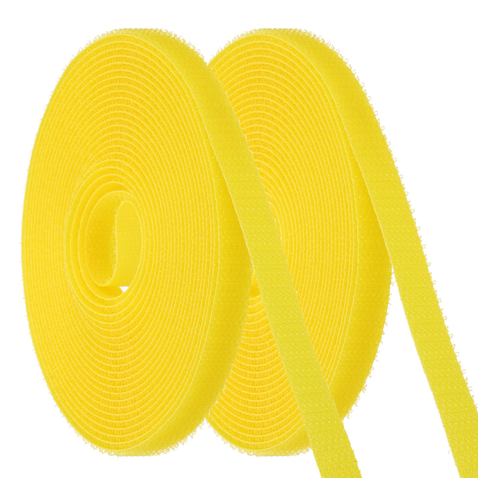 2pcs Carpet Marker Strips 0.4 Inch x 16.4 Ft, Floor Markers Nylon Strip, Yellow