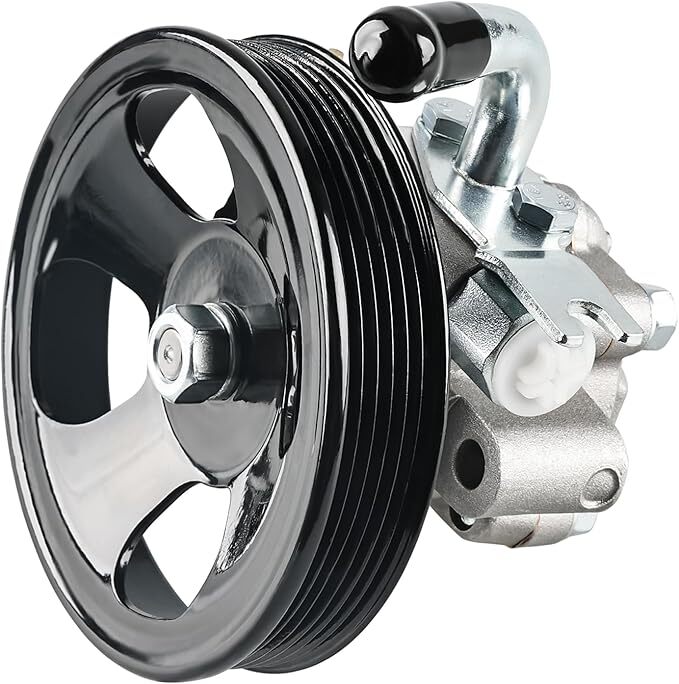 Power Steering Pump with Pulley Compatible with Hyundai Tucson V6 2.7L – 2005