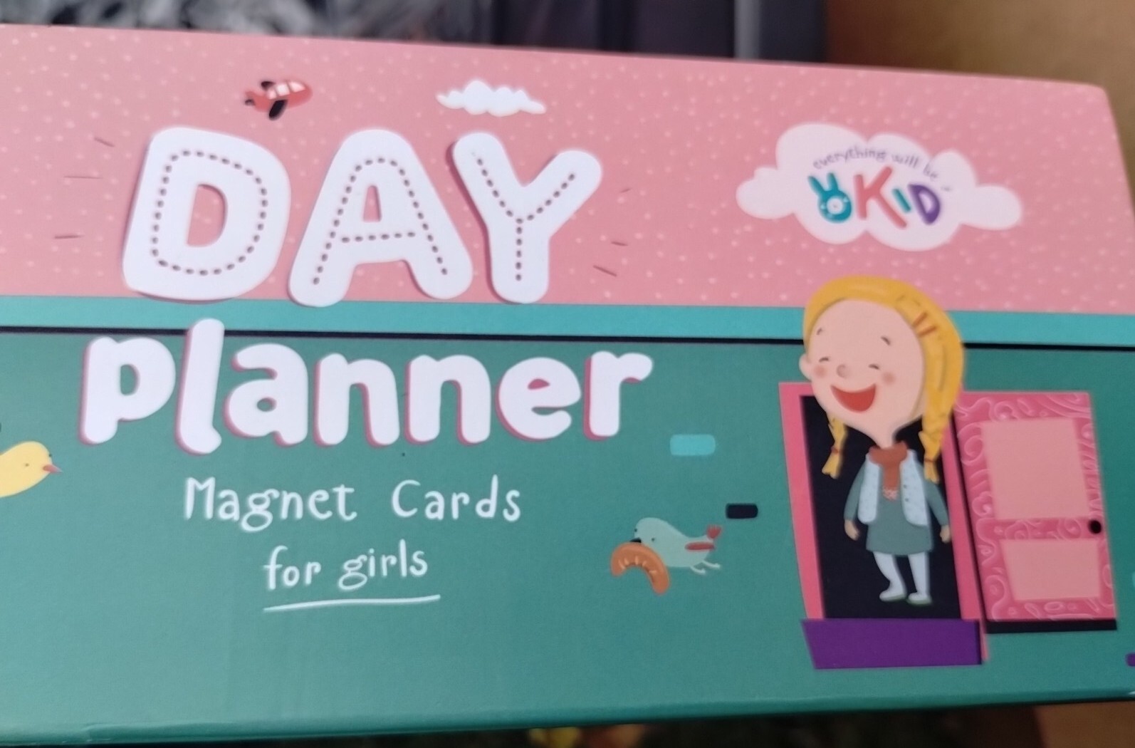 OKID Magnetic Picture Cards for Kids, Picture Visual Schedule for Daily Routines