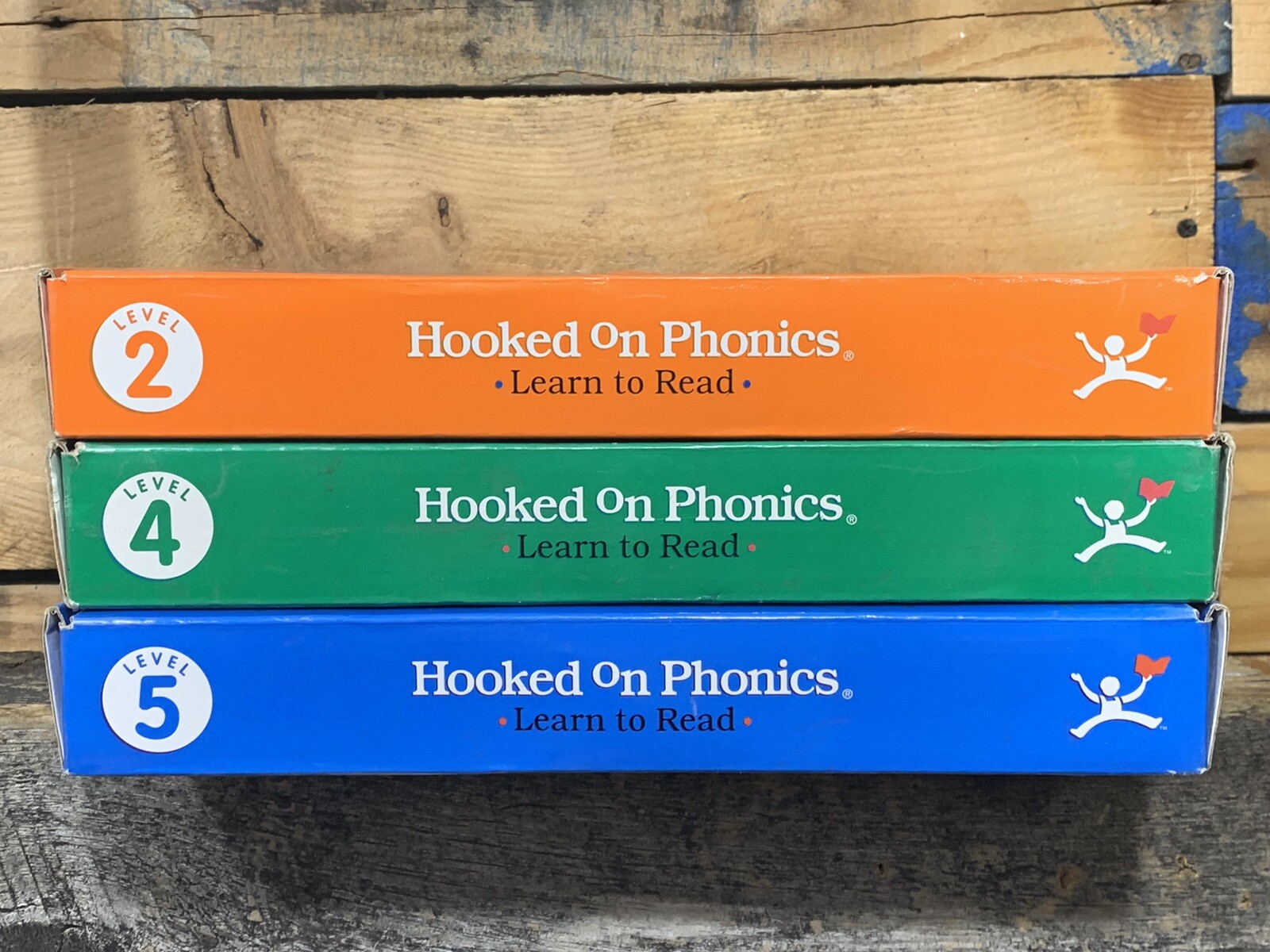 Hooked On Phonics Level 2 4 5 Readers Workbooks Cassettes Cards Most Sealed