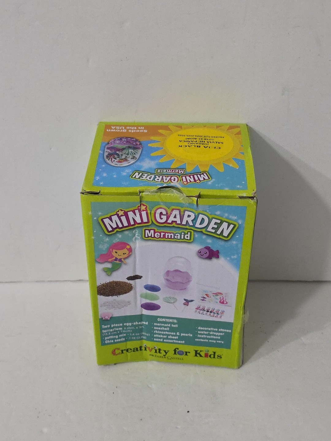 Mini Garden Mermaid Terrarium Creativity for Kids