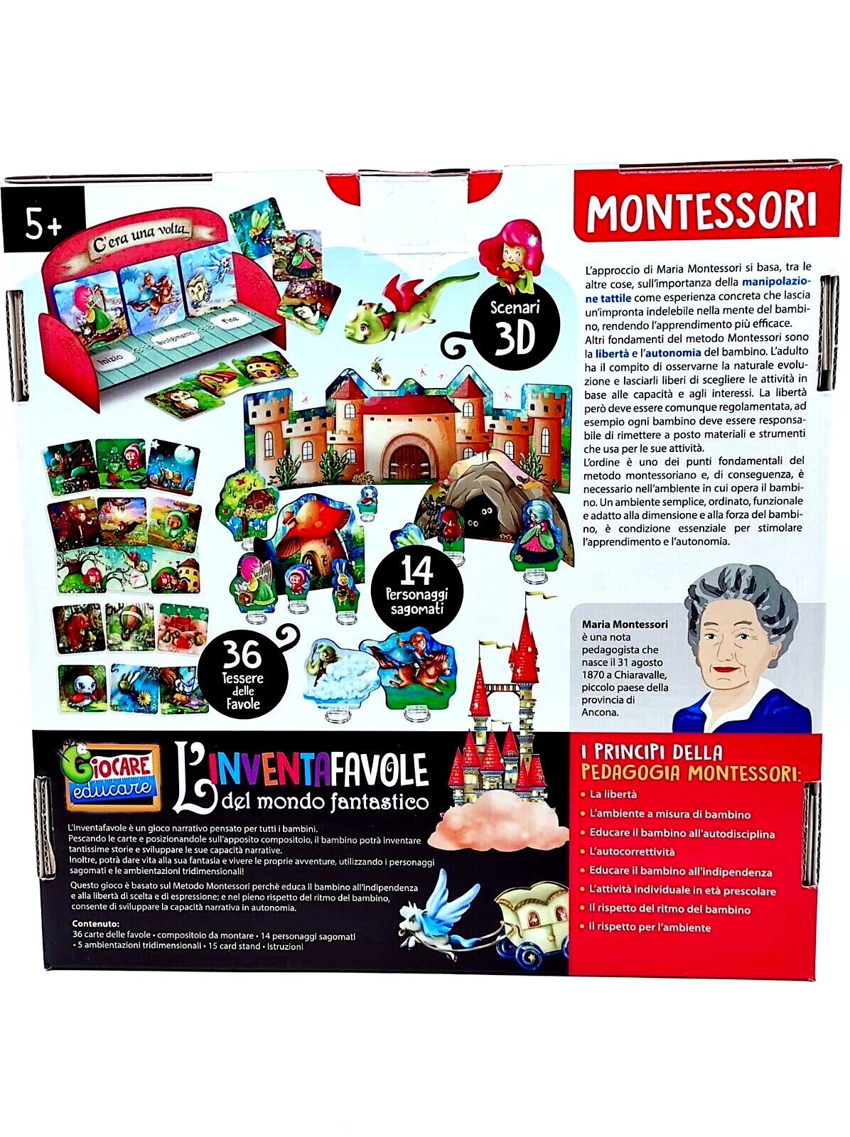 Montessori the inventavole of the fantastic world made in italy by lisciani