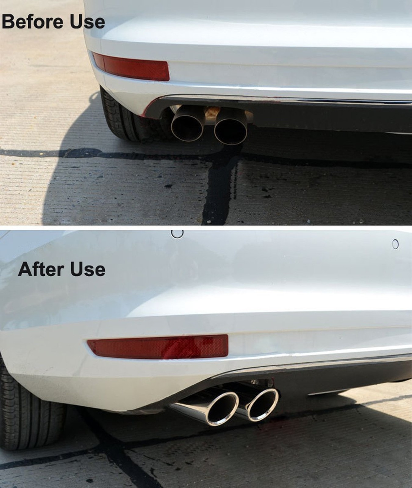 Dsycar Exhaust Tips Pair Compatible with VW Volkswagen JETTA 2009-2018/ SAGIT…