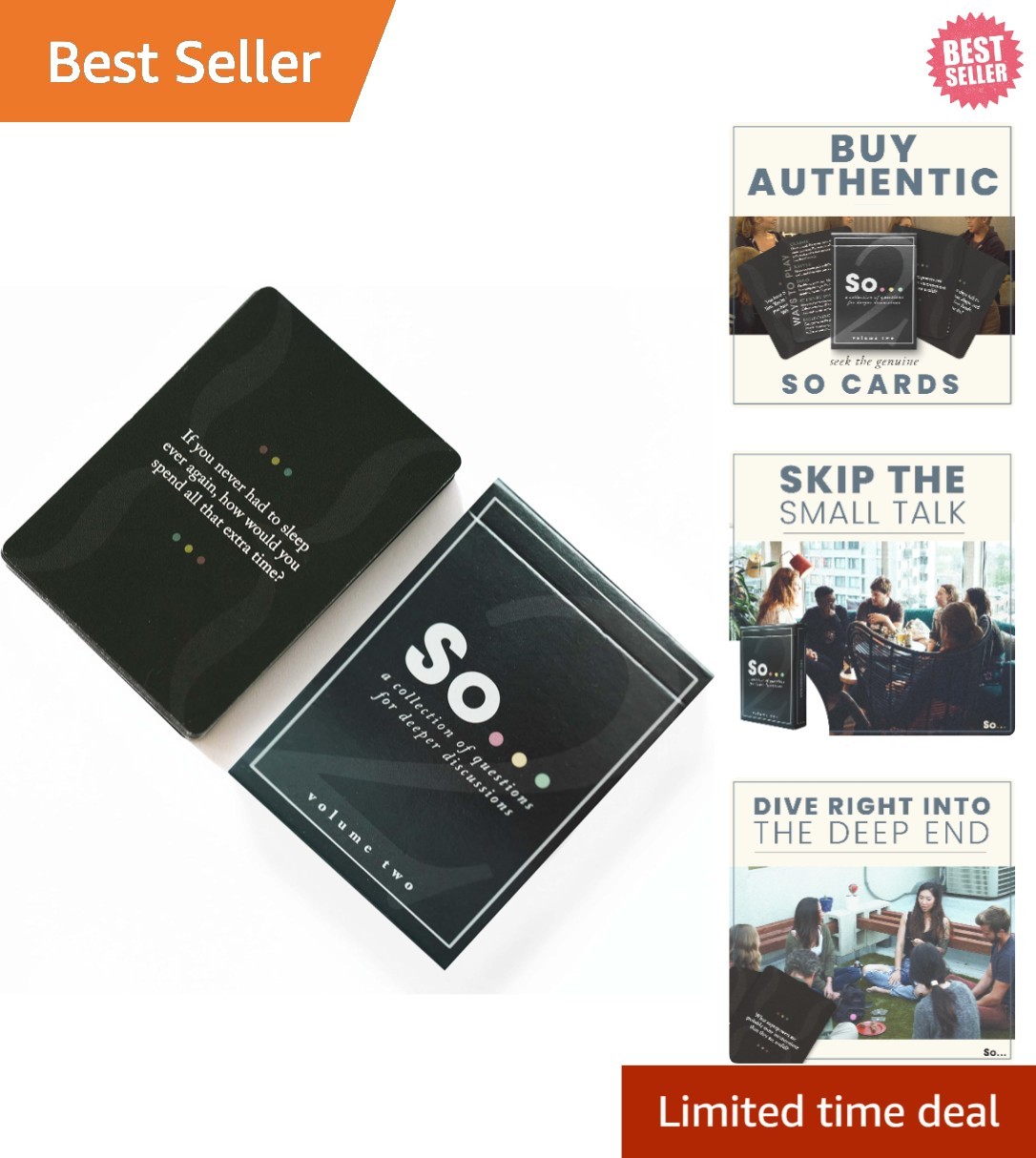 Engaging Card Game: Deep Conversation Starters for All Occasions Volume Two