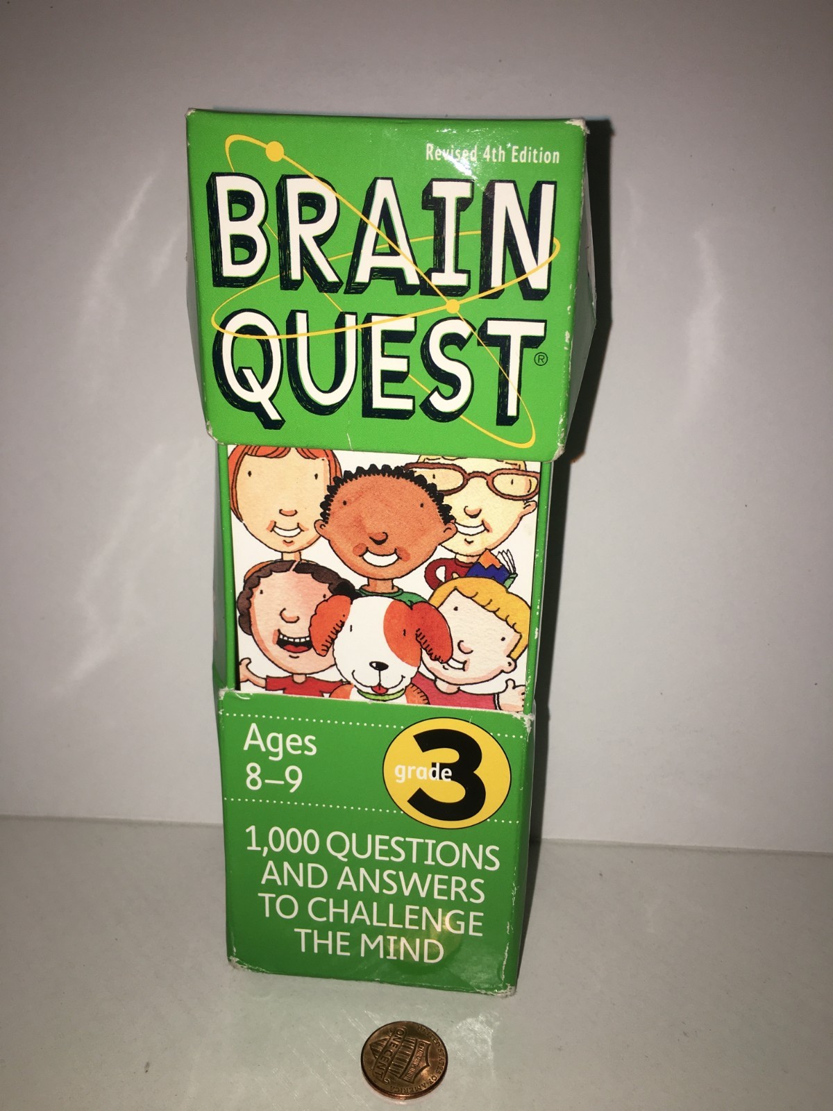 new Brain Quest 3rd Grade 1000 Questions & Answers childs toy ages 8-9 education